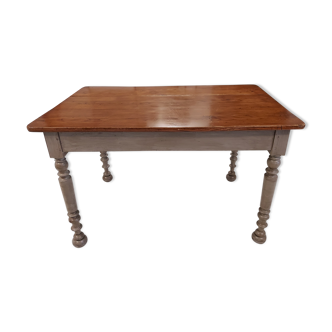 Table a manger de bistrot et ferme vintage années 1920