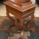 Worker end or back of sofa with inlaid decoration of period Charles X