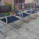 Series of 4 armchair