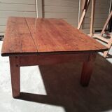 Old patinated coffee table