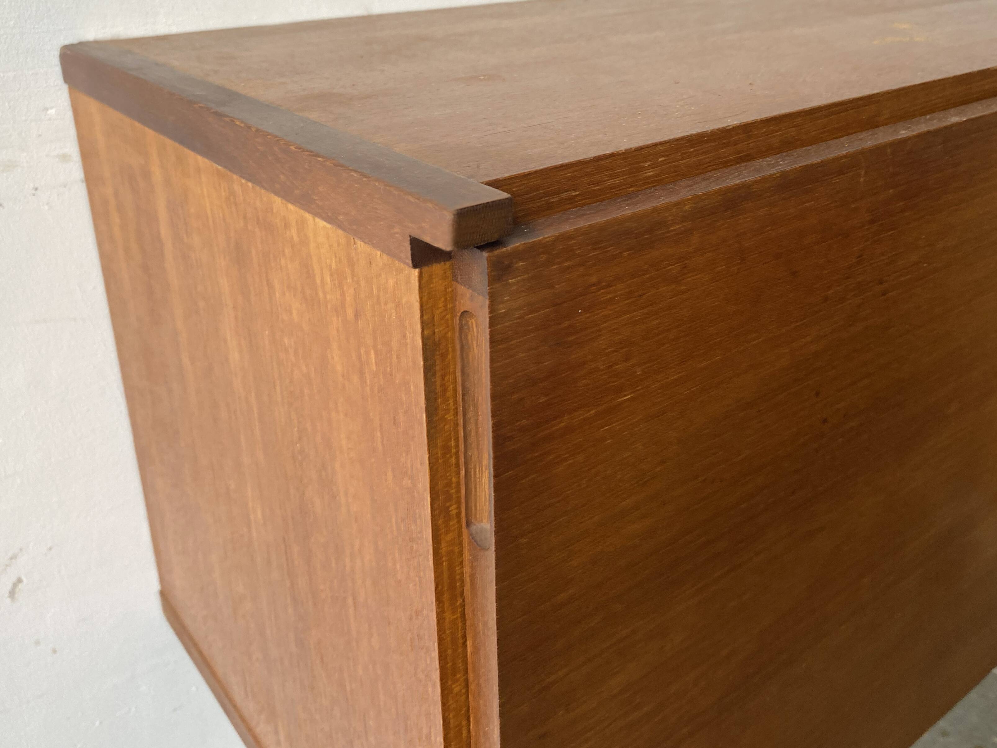 Mid-Century Modern wall mounted desk unit by Beaver and Tapley