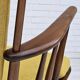 Années 1960-70, design danois par Farstrup Stolefabrik, rocking chair retapissé.