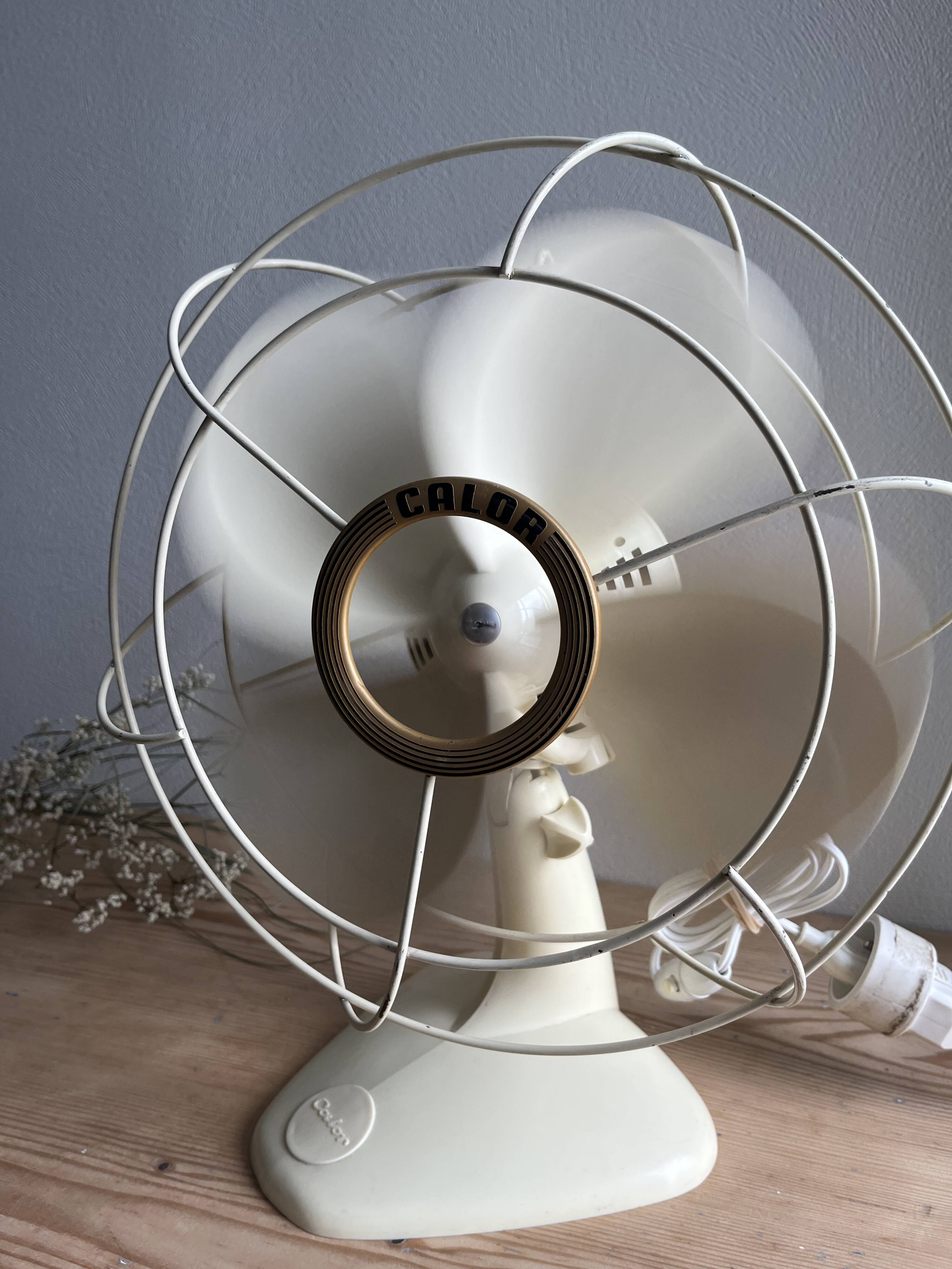 Vintage beige Calor fan