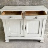 Parisian sideboard with 2 doors and 2 drawers vintage