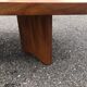 Solid elm coffee table 70s