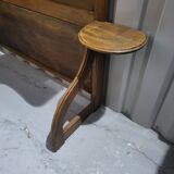 Authentic old vintage solid oak headboard in very good condition