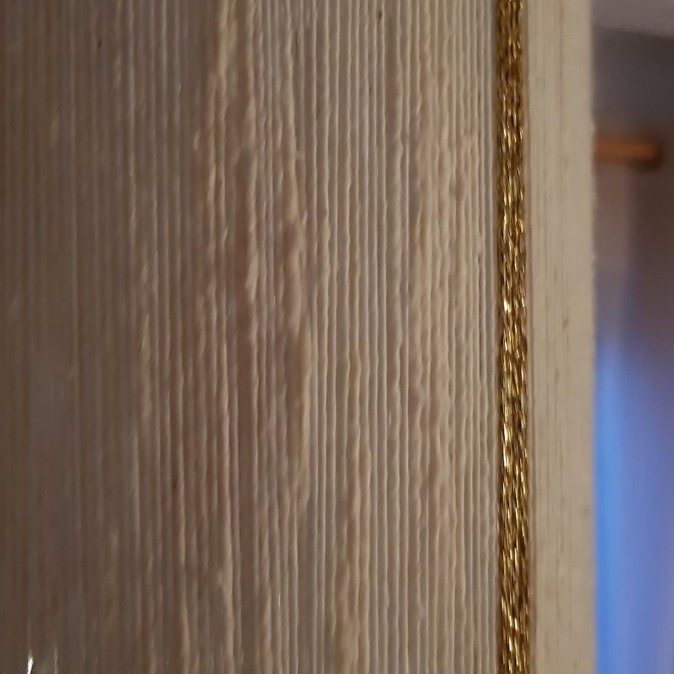 Old gold brass lamp cotton spinning