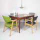 Extendable dinning table in teak, 1960