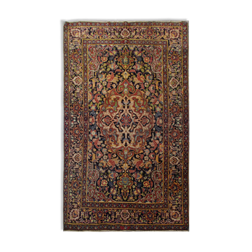 Antique persian wool farahan rug 135x230cm