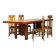 Table Frank Lloyd Wright ‘608 Taliesin’ + four Mackintosh chairs “309 Ingram”
