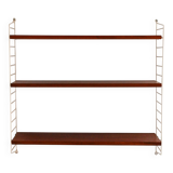 1960s Scandinavian Hylla wall shelf in mahogany