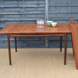 Extended dining table by Kofod Larsen * openwork model