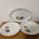 Set of 3 Serving Dishes Digoin & Sarreguemines - RENAUD Model