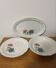 Set of 3 Serving Dishes Digoin & Sarreguemines - RENAUD Model