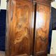 Magnificent Louis XV period wardrobe in solid walnut circa 1750