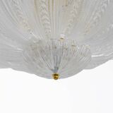 Mid-Century Modern “Margherita” Murano Glass Ceiling Light