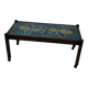 Vintage Coffee Table Ceramic and Solid Wood