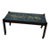 Vintage Coffee Table Ceramic and Solid Wood