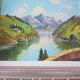 Claude Sargue Painting Oil on panel landscape 20th century
