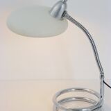 Desk lamp or bedside 60s with foot spring chrome vintage 60's