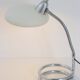 Lampe de bureau ou chevet années 60 avec pied ressort en chrome vintage 60's