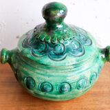 Vintage Celine Dein green ceramic pot