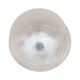 Glass industrial wall lamp, DZPE, Poland, 1970s.