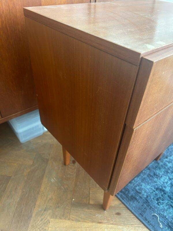 Vintage Scandinavian bedside table from the 70s.