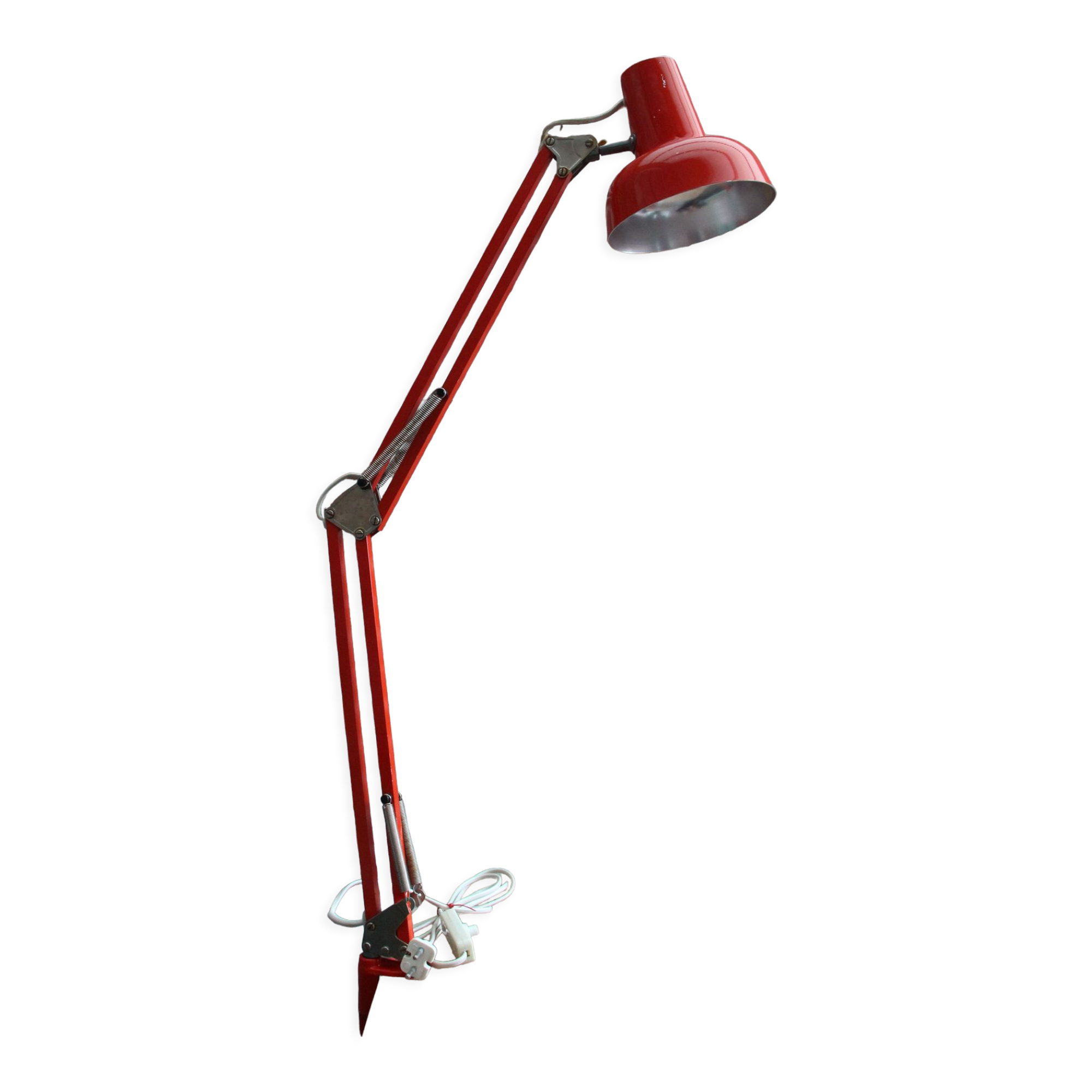 Architect lamp RDA red 70's