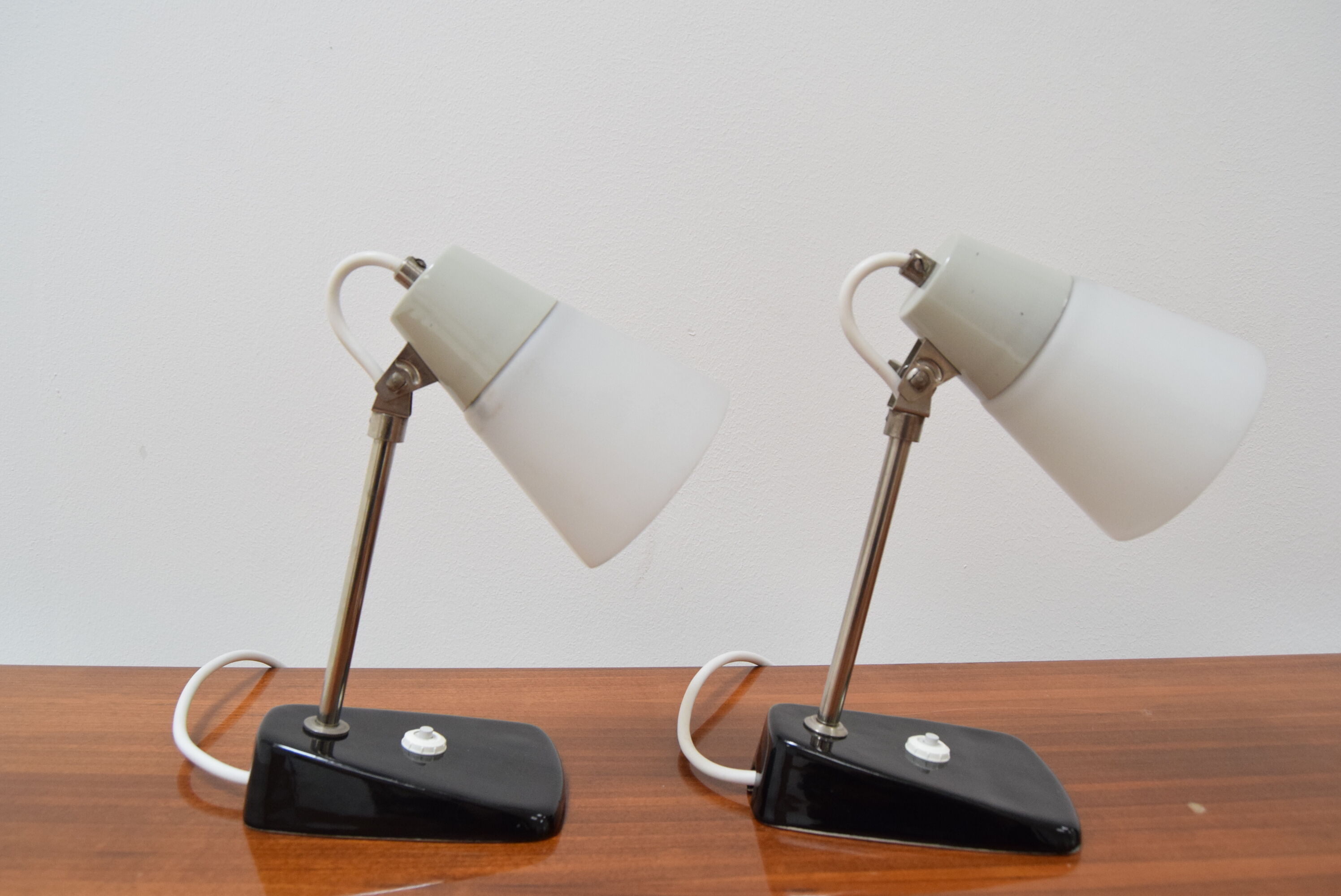 Pair of Mid-century Table Lamps, 1970’s.
