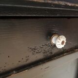 Parisian glazed buffet 2 bodies, vintage, art deco