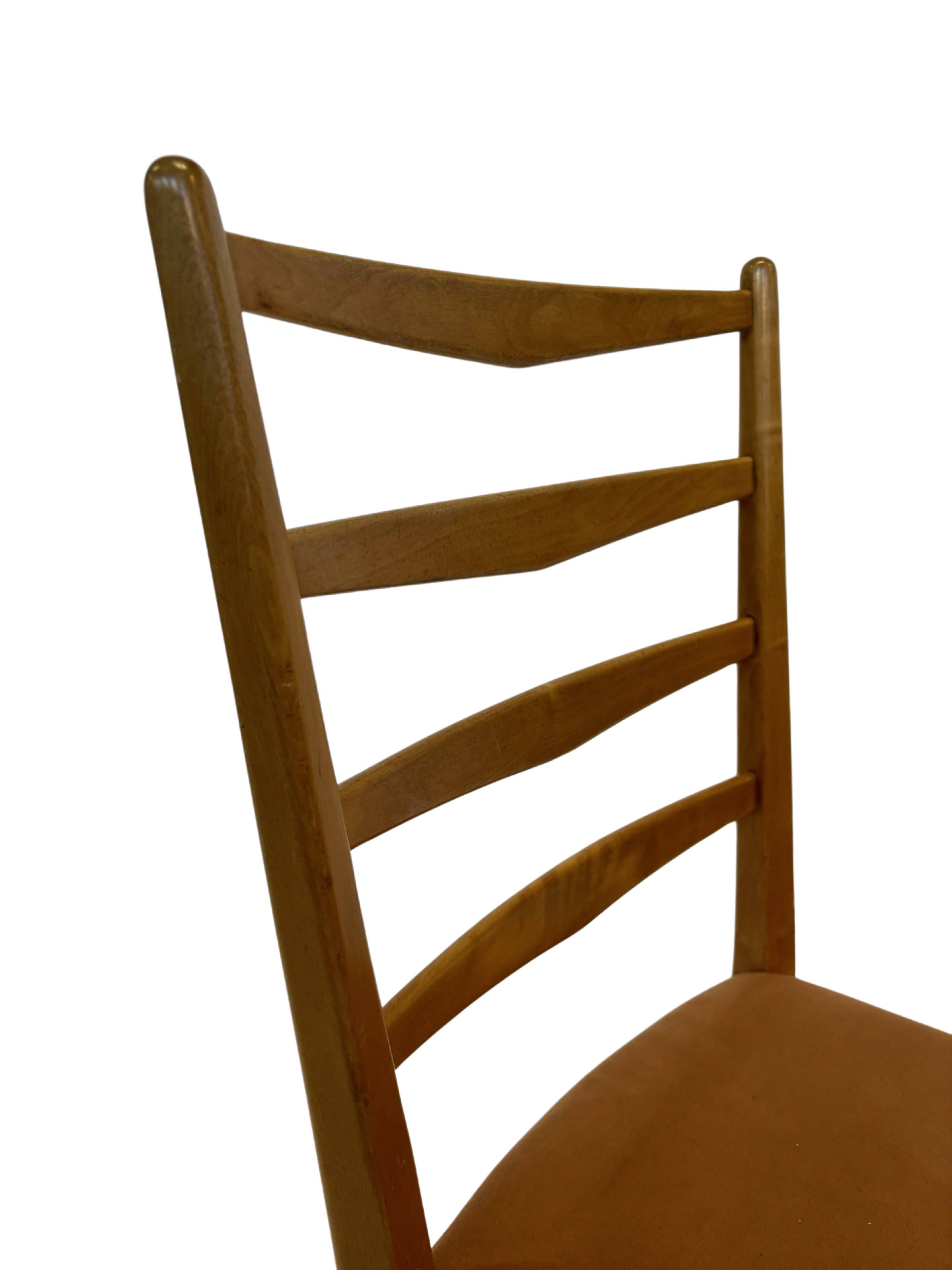 Set of 4 vintage chairs Cees Braakman Pastoe ST09 50's