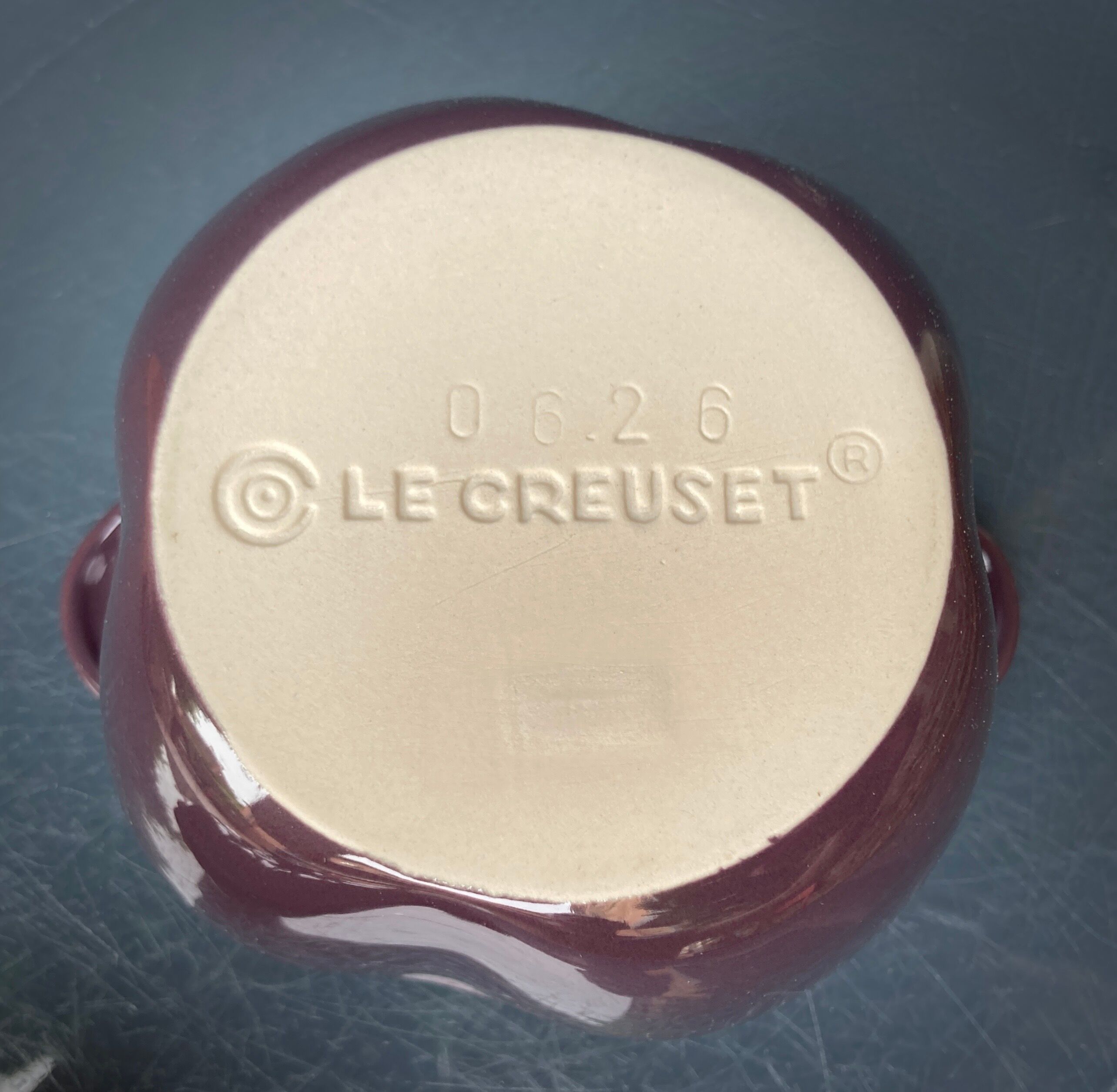 Four Le Creuset ceramic casseroles