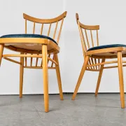 Set of 4 Dining Chairs, by František Jirák, 1960s, Czechoslovakia