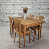 Vintage extendable dining table for 6/10 people