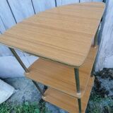 1960s Formica 3-shelf corner shelves