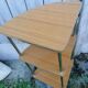 1960s corner shelves with 3 formica shelves