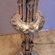 Silver bronze lamp of the 1950s