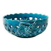 Coupe turquoise tressée par Émile Tessier en Malicorne