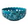 Turquoise cup woven by Émile Tessier in Malicorne.