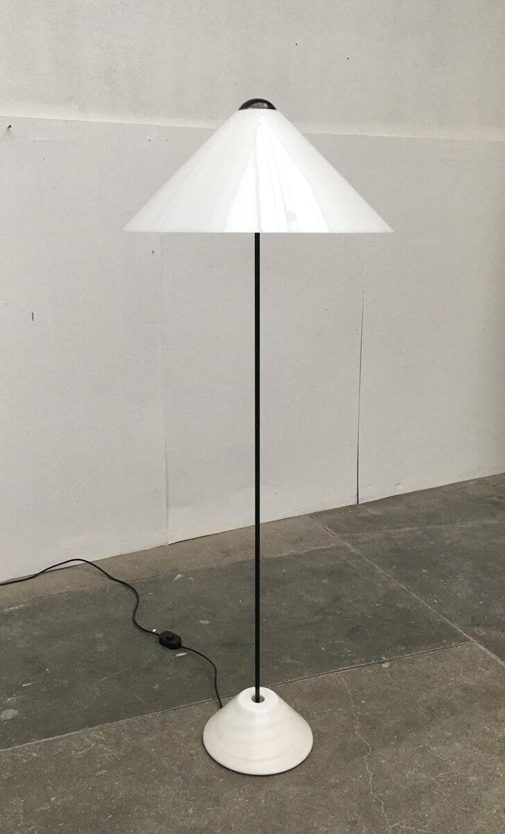 Mid-Century Snow floor lamp by Vico Magistretti for Oluce, 1970s