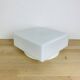 Lita 70s square opaline wall light, ceiling light