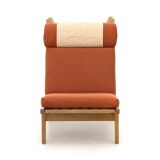 GE-375 armchair by Hans J. Wegner for Getama, 1960s