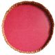 Plateau en rotin & vinyl impression Formica, Vers 1960