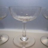 Set of 6 champagne glasses