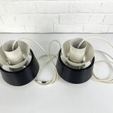 Pair of Tivoli Jørn Utzon pendant lights for Nordisk Solar Denmark, 1950-60s