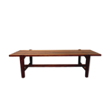 Vintage Scandinavian teak coffee table in the 60s