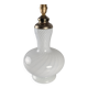 Lampe de table italienne en verre de Murano à double éclairage et laiton, années 1960