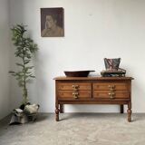 Guillerme and Chambron oak chest of drawers