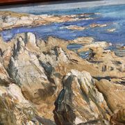 René LE FORESTIER (1903-1972), Côte Rochelaise, huile sur toile encadrée